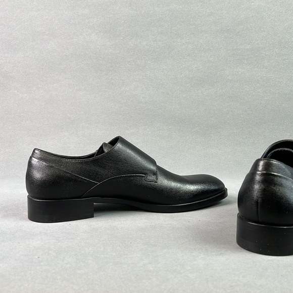 Porsche design leather double strap monk shoes, never worn. - Picture 7 of 12